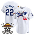 Los Angeles Dodgers #22 Clayton Kershaw White x One Piece Vapor Premier Limited Baseball Stitched Jersey