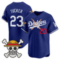 Los Angeles Dodgers #23 Kyle Tucker Royal x One Piece Vapor Premier Limited Baseball Stitched Jersey