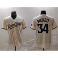 Minnesota Twins #34 Kirby Puckett Cream Cool Base Stitched Baseball Jersey