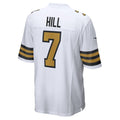 NO.Saints #7 Taysom Hill White Alternate Game Stitched Football Jersey