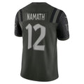 NY.Jets #12 Joe Namath 2025 Rivalries Collection Retired Player Limited Jersey - Gotham Green