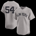 New York Yankees #54 Max Fried Gray Road Limited Player Baseball Jersey