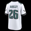 P.Eagles #26 Saquon Barkley White Game Stitched Football American Jersey