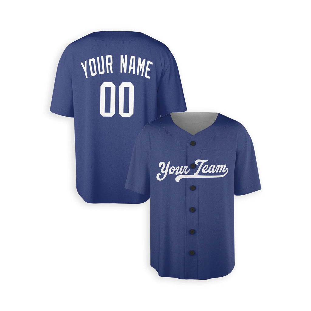 Los Angeles Dodgers Custom Stitched Baseball Jersey Personalized Name & Number Home Style Shirt No Piping