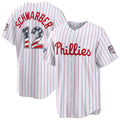 Philadelphia Phillies #12 Kyle Schwarber 2026 All-Star Edition Stars & Stripes White Stadium Baseball Jersey