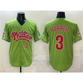 Philadelphia Phillies #3 Bryce Harper Light Green Phanatic Limited Stitched Baseball Jersey
