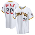 Pittsburgh Pirates #30 Paul Skenes 2026 All-Star Edition Stars & Stripes White Stadium Baseball Jersey