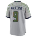 S.Seahawks #9 Kenneth Walker III 2025 Rivalries Collection Game Jersey - Wolf Gray
