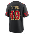 SF.49ers #49 The Faithful 2025 Rivalries Collection Game Jersey - Black