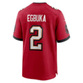 TB.Buccaneers #2 Emeka Egbuka Red Team Game Jersey