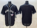Toronto Blue Jays Blank 2026 Fashion Replica Black Out Stitched Baseball Jersey