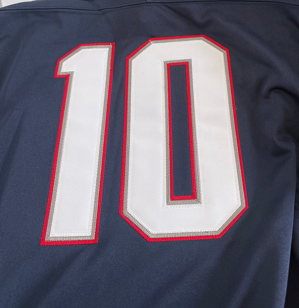 B.Bills #0 Keon Coleman Royal Player Game Jersey