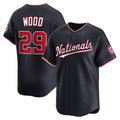Washington Nationals #29 James Wood Navy MAROU Alternate Limited Player Jersey