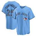Toronto Blue Jays #25 Anthony Santander Light Blue MAROU Alternate Replica Jersey